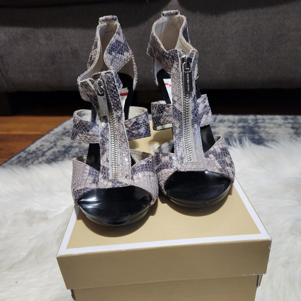Michael Kors snakeskin heels